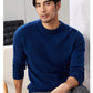 BTS Jin Inspired Knitted Dark Blue Long-Sleeved