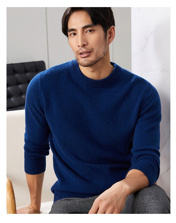BTS Jin Inspired Knitted Dark Blue Long-Sleeved – unnielooks