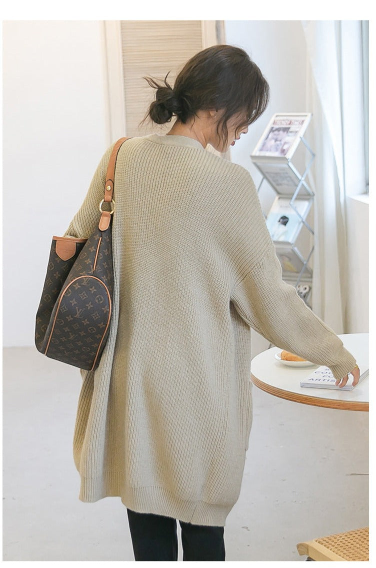 Enhyphen Sunoo Inspired Loose Knitted Long Cardigan
