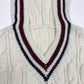 Blackpink Lisa Inspired V-Neck Long-Sleeved Jacquard Sweater