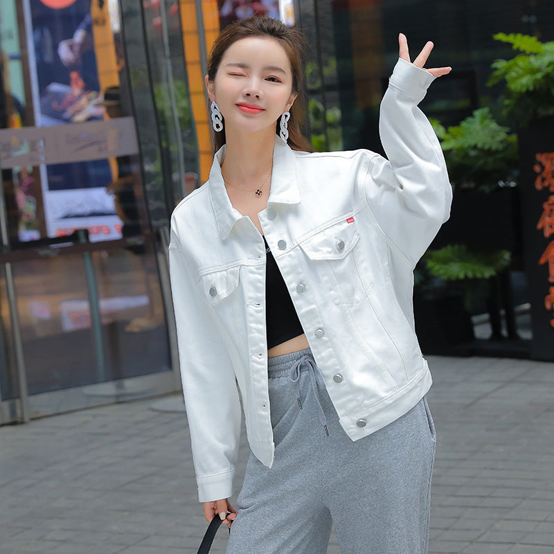 BTS Taehyung Inspired White Denim Jacket