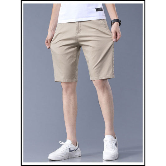 Stray Kids Jeongin Inspired Khaki Casual Short Pants