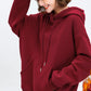 Stray Kids Changbin Inspired Wine Red Fleece Sweater