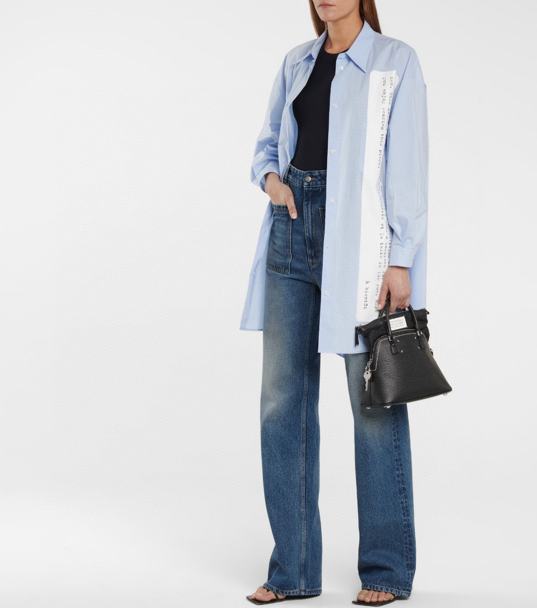 Blackpink Lisa Inspired Blue Front Square Pocket Jeans