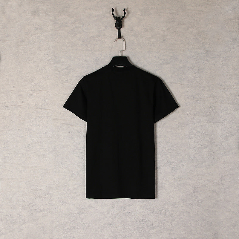 Enhyphen Sunoo Inspired Brand Cartoon Logo Print Round Neck Pullover T-shirt