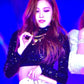 Blackpink Rosé-Inspired Black Long-Sleeved Top With Sequin