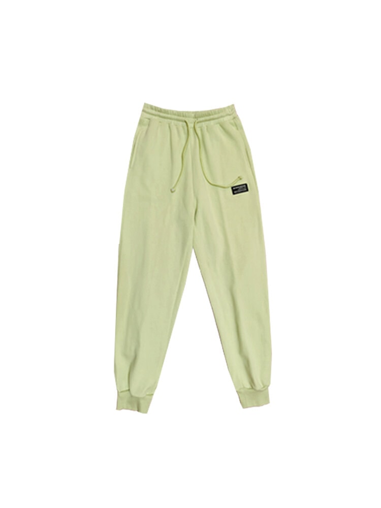 Blackpink Jennie-Inspired Yellow/Green Sweat Pants