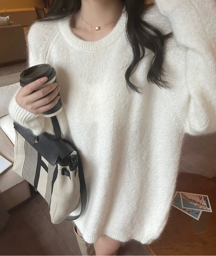 BTS Jin Inspired Fleece White Pullover
