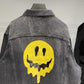 Enhyphen Sunghoon Inspired Dark Grey Denim Jacket