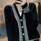 Stray Kids LeeKnow Inspired V-Neck Cashmere Knitted Cardigan