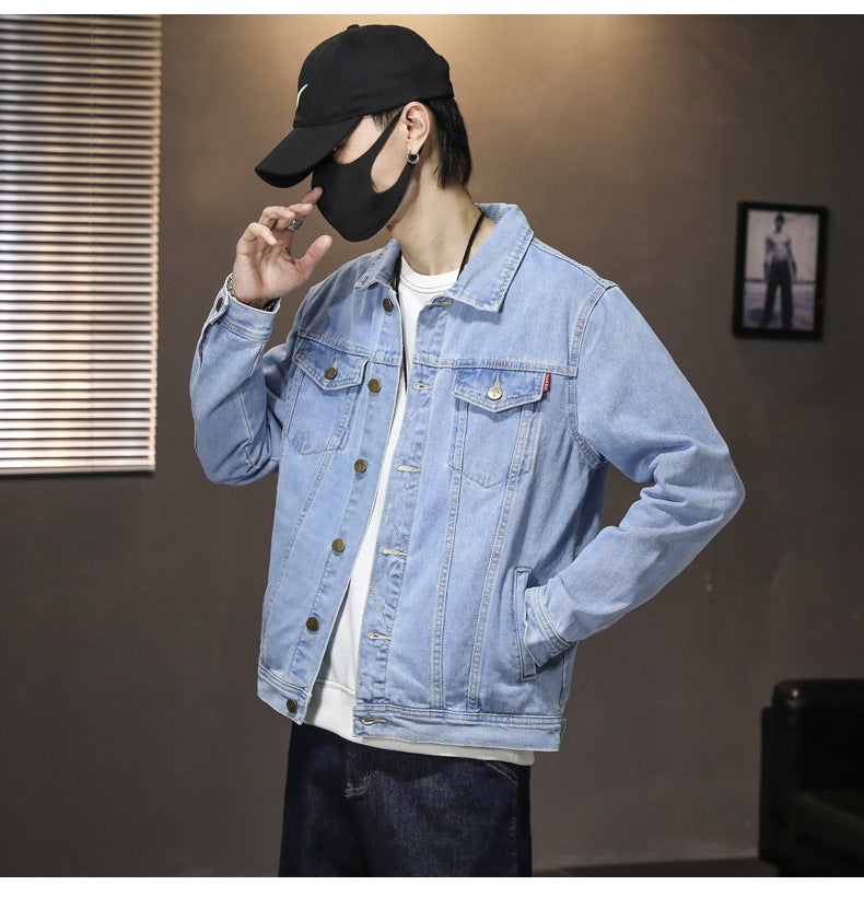 BTS-Inspired Denim Jacket: Slim Casual Unisex Denim Dress – RustyDenim