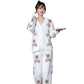 TWICE Nayeon Inspired White Bear Cotton Cardigan And Pajama Set