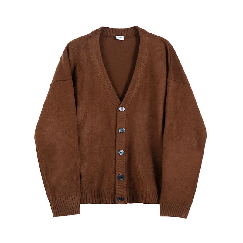 Brown Oversized Cardigan Jacket