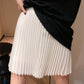 Red Velvet Irene-inspired White Pleated Skirt