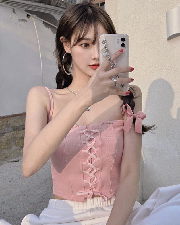 TWICE Nayeon Inspired White Lace Corset Crop Top – unnielooks