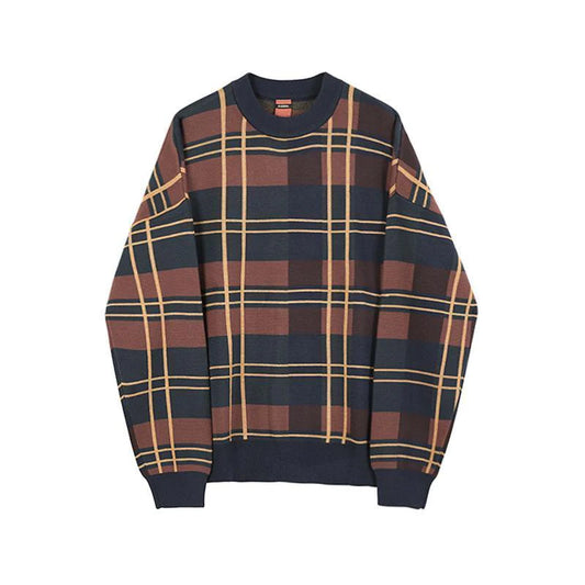 Checkered Plaid Sweater