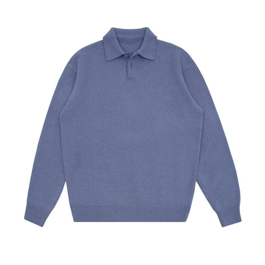 Light Blue Polo Sweater