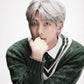 BTS RM inspired Green Twist Knitted Sweater