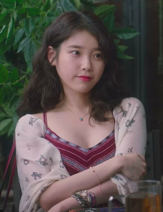 IU - Inspired Backless Red Dress