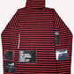 BTS Suga Inspired Red Striped Turtleneck Sweater