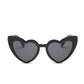 Blackpink Rosé-Inspired Black Heart-Shaped Glasses