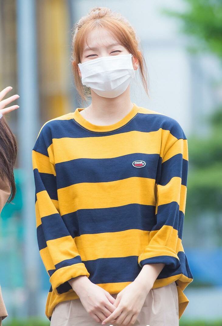 Blue yellow best sale striped shirt