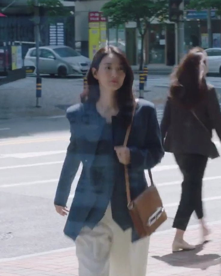 Hometown Cha-Cha-Cha Yoon Hye Jin Inspired Brown Small Messenger Bag
