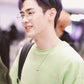 NCT Kun Inspired Soft Green Oversized Sweatshirt