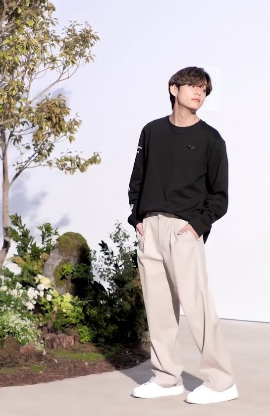 Brown Suit and Trouser Two-Piece Set | Taehyung - BTS L