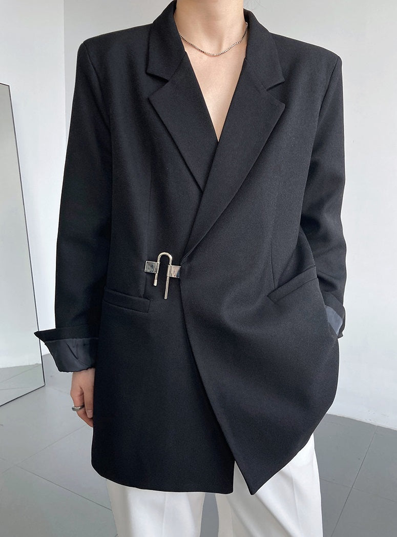 BTS Taehyung-Inspired Black Cotton Coat – unnielooks