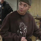 BTS Taehyung Inspired Brown Abstract Face Sweatshirt