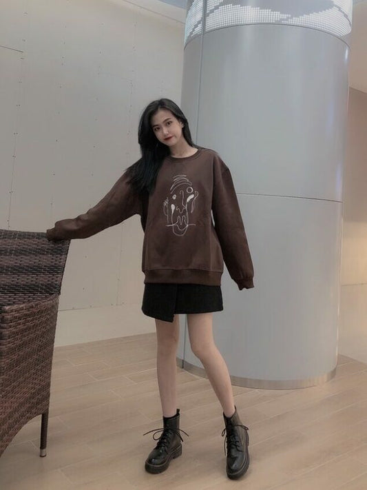 BTS Taehyung-Inspired Brown Argyle Sweater – unnielooks