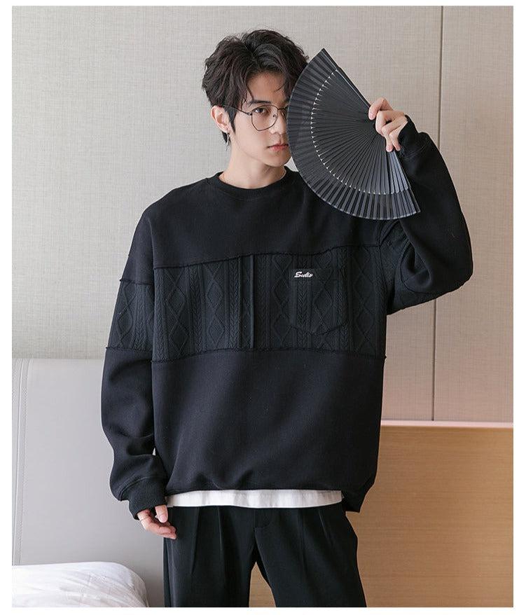 Two Piece Stitching Pullover