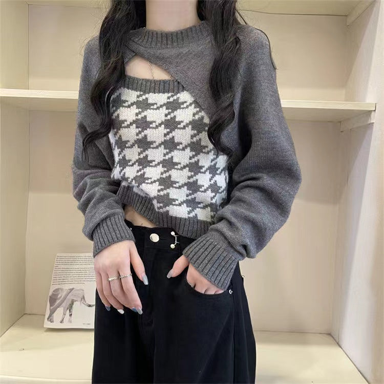 Dreamcatcher Sua Inspired Asymmetrical Cut-out Sweater
