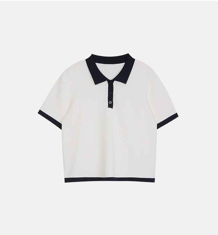 NCT DREAM Chenle Inspired White Collared Polo Shirt