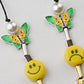TXT Yeonjun Inspired Yellow And Green Smiley Pearl Dice Necklace