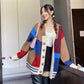 ATEEZ Yunho Inspired Multicolored Oversized Cardigan