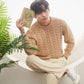 BTS Taehyung-Inspired Hollow Knitted Pullover