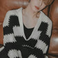 TXT Yeonjun Inspired V-Neck Loose Sweater