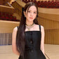Blackpink Jisoo Inspired Buttton-Down Black Dress