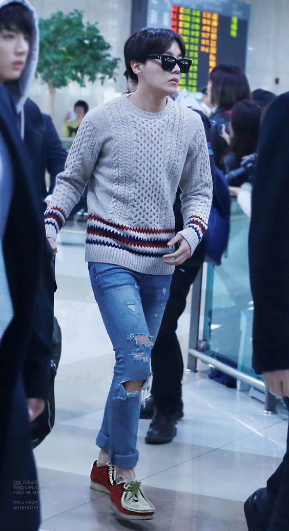 BTS J-Hope's Airport Fashion Inspired Outfits