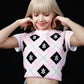 Blackpink Lisa Inspired Pink Knitted Three-Color Vest