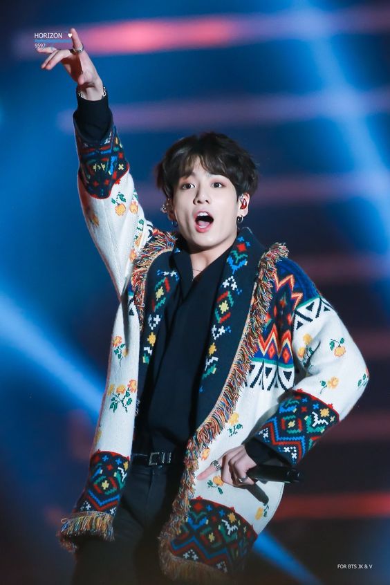 BTS Jungkook Inspired Ethnic Style Knitted Cardigan