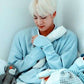 BTS Jin Inspired Knitted V-neck Pullover Sweater