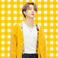 BTS Jimin Inspired Yellow Knitted Long-Sleeved Cardigan Sweater