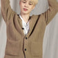 BTS Jimin Inspired V-Neck Two Pocket Wool Cardigan