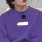 BTS Jungkook Inspired Purple loose Long-Sleeved Jacket