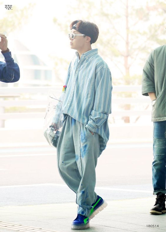 Jhope airport fashion. BTS. J-hope.  Hope fashion, Bts inspired outfits,  Hoseok