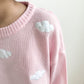 Bouncy Clouds Knitted Sweater