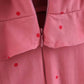 Blackpink Rose Inspired Pink Ruffled Polka Dot Dress